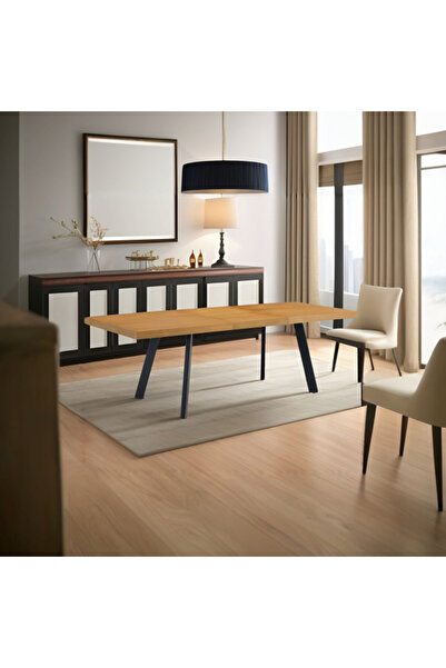 micasa Modern Design Veneer Extension Rectangular Table