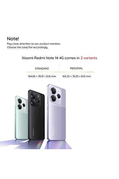 SKYDDAR INNOVATION Case + Foil for Xiaomi Redmi Note 14 4G (Regional), [360° Package] ColorVerse, set sticker, Blue