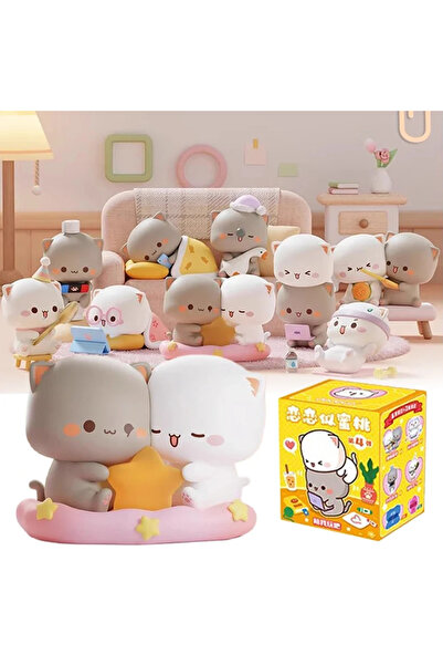 Choice 1PC Random Mitao Cat 4 Season Lucky Cat Cheap Cute Cat Blind Box Toys Blind Bag Cartoon Figure Doll