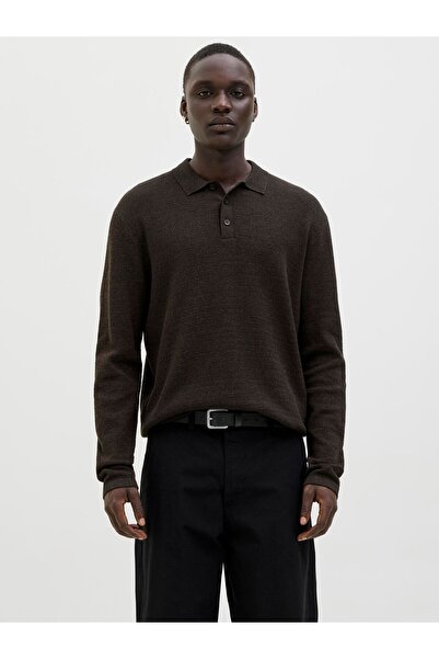 Jack & Jones Gestricktes Polo Einfarbig Gestricktes Polo