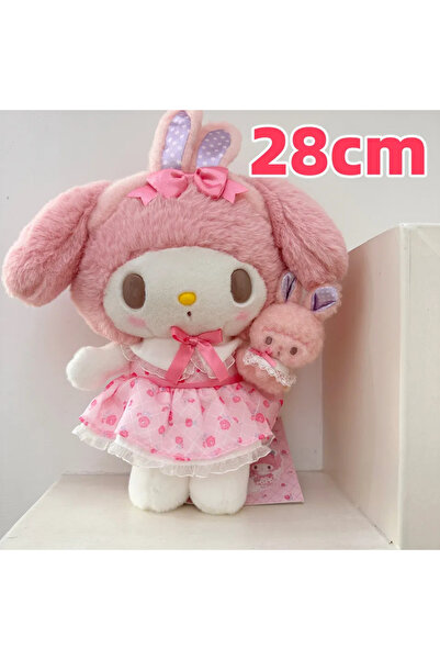 Miniso كما في الصورة 28 سم عالية الجودة My Melody Plushies محشوة بشكل رائع عل...