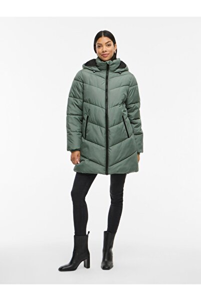 VILA Puffermantel VIMILJA Kapuzen