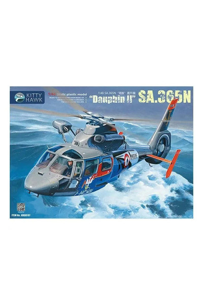 Choice Kitty Hawk KH80107 1/48 scale Dauphin II SA.365N Assembly plastics model kit