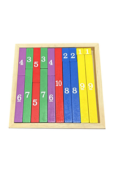 Choice Counting Sticks Colorful Wooden Math Learning Sticks, Long And Short C...