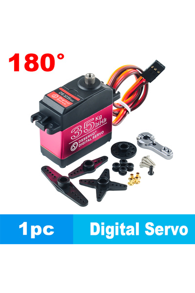 Choice1 180 درجة 35 كجم.سم سيرفو رقمي عالي عزم الدوران تروس معدنية كاملة 180/...