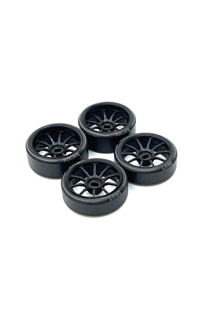 Choice Black Metal Wheel Hub&Draft Logo Tire for HGD1 MINI-Q MINI-D MINI-Z DRZ 1/28 Wltoys 284131 K969 K979