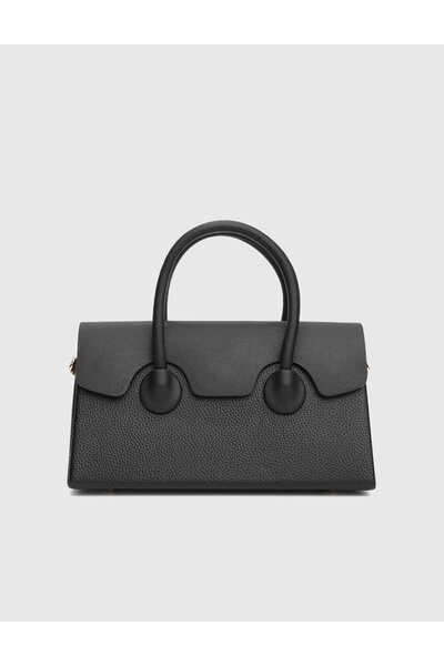 İLVİ Fausta Siyah Kadın El Çantası