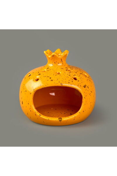 Evidea Deco Melograno Buhurdanlık - Turuncu - 10 cm