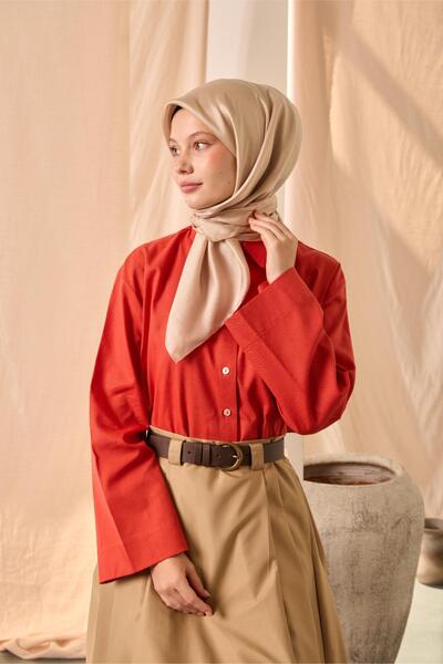 Silk Home Απλό γυαλιστερό κασκόλ 75006-61