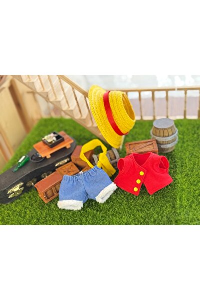 Choice1 Bandai Monkey D Luffy Doll labubu Clothes Accessories Luffy Choba Ror...