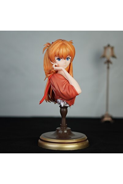BANDAI Asuka Langley Soryu 23cm/9.06in Anime Neon Genesis Evangelion Figure Asuka Langley Soryu Action Figu