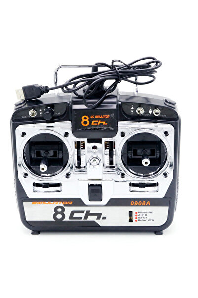 Choice Mode 1 Right Hand 8CH RC Simulator Real Flight Helicopter 3D airplane MultiCopter Quad Simulator JTL