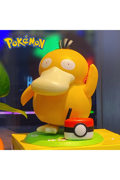 Choice no box Psyduck Pokemon Psyduck Dancing Swing Sounding Model Doll Anime Action Figure Diy Portable Lu