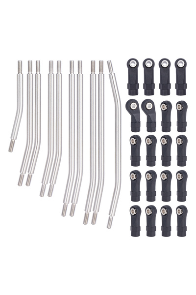 Choice 313mm 10Pcs Stainless Steel Links Rod Set with Ball End 313/324mm Whee...