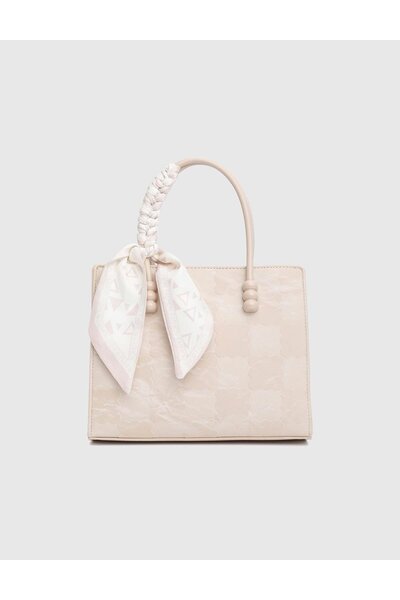 İLVİ Nanda Bej Kadın El Çantası