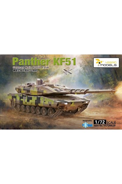 Choice دبابة القتال الرئيسية الألمانية VESPID 720029S 1/72 Panther KF51 (ورق طلاء الرش)