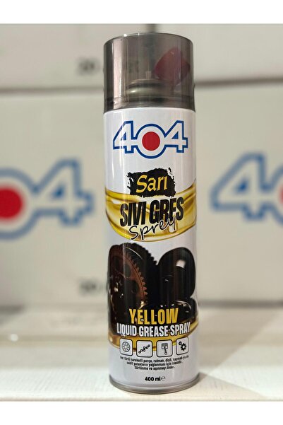 404 Kimya 404 SARI SIVI GRES 400ML (ZİNCİR YAĞLAYICI VE MEKANİK DİŞLİ YAĞLAYICI)