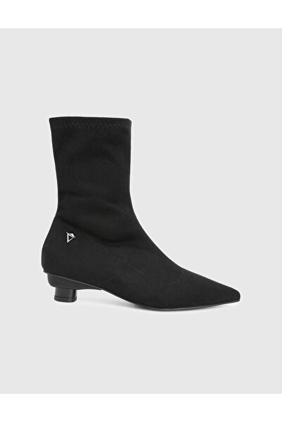 İLVİ Vasanta Hakiki Süet Strech Deri Kadın Topuklu Bot