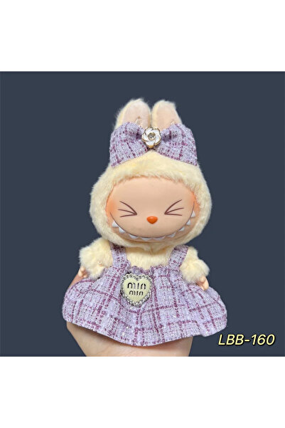 Miniso تنورة دمية لابوبو المحشوة مقاس 17 سم - مجموعة تنورة رائعة لإكسسوارات ا...