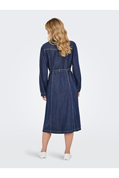 ONLY Jeanskleid ONLJULIE Langes Kleid