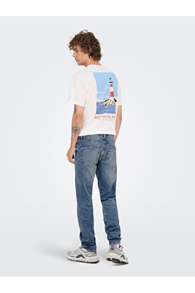 Only & Sons Slim Fit Jeans ONSLOOM Niedrige Taille Slim Fit Jeans