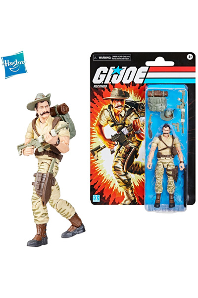 Hasbro لعبة ريترو ريكوندو متوفرة في جي آي جو، جي آي جو، مصنفة كنسخة ورقية، لعبة نموذجية لشخصية ريترو ريكوندو، مقاس 6 بوصات