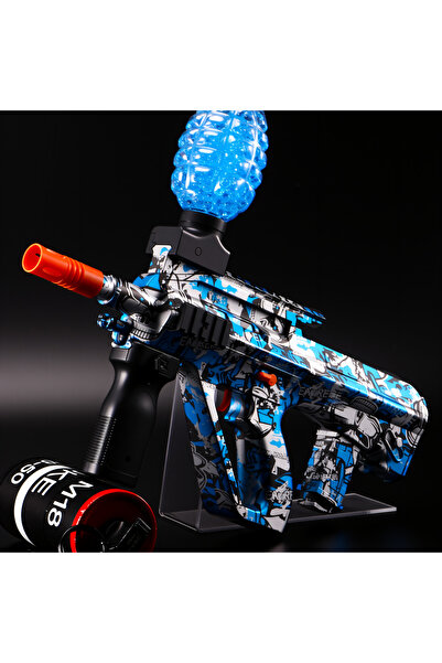 Choice مجموعة كرات الجل الزرقاء من AUG - لعبة قتال خارجية قابلة لإعادة الشحن ...