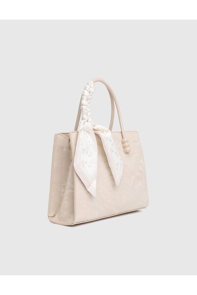İLVİ Nanda Bej Kadın El Çantası