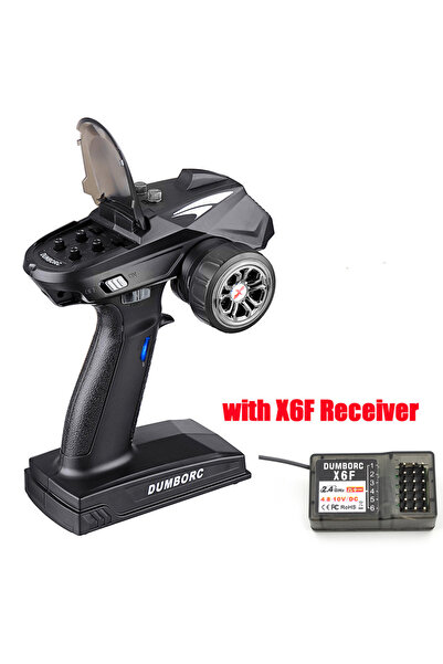 Choice Tx with X6F RX DumboRC X6 RC Transmitter 2.4G 6CH with X6FG / X6F/ X6DC / X6DCG Receiver for Rc Car