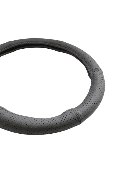 Mega Drive HUSA VOLAN PIELE NATURALA PERFORATA NEGRU 44-46 CM