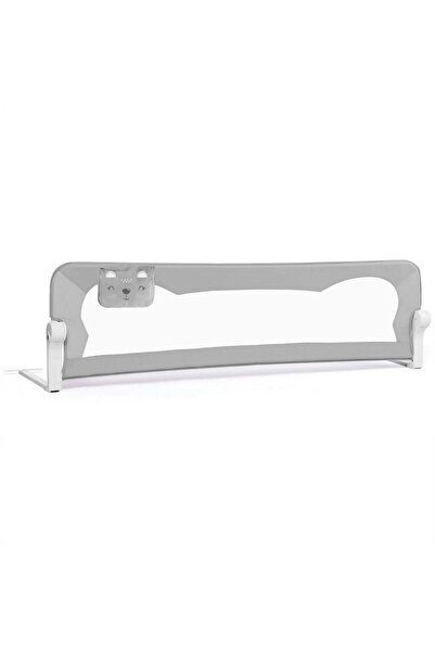 NUKIDO Bariera de protectie pat copii, 150x42x35cm, sistem de blocare, cu buz...