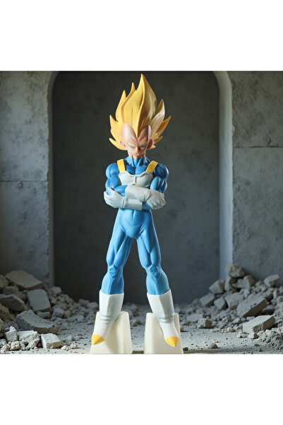BANDAI vegeta 29cm 26cm Dragon Ball Vegeta Super Man Anime Figure Model Gk Statue Boys Collection Desktop