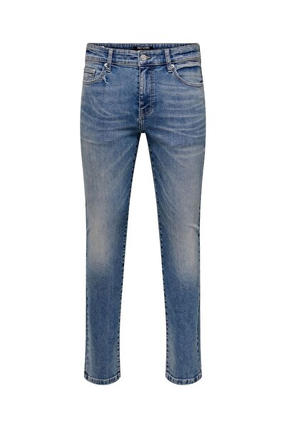 Only & Sons Slim Fit Jeans ONSLOOM Niedrige Taille Slim Fit Jeans