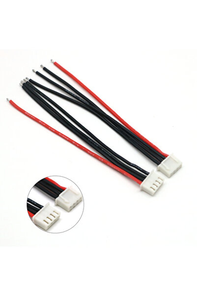 Choice 3S 4 wire 5pcs/lot 1S 2S 3S 4S 5S 6S Lipo Battery Balance Charger Cable IMAX B6 Connector Plug Wire