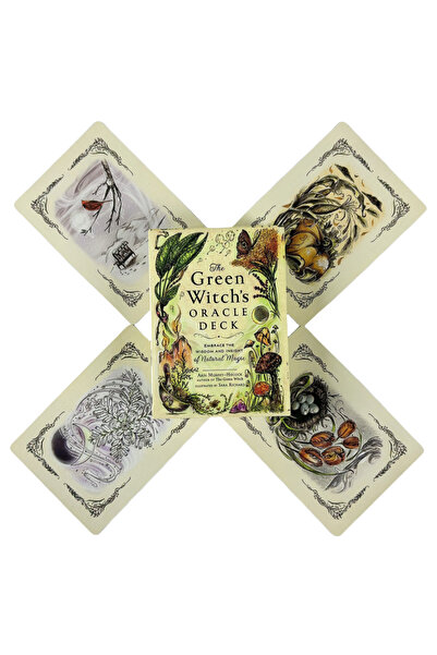 Choice TS262 مجموعة بطاقات أوراكل الساحرة الخضراء، مجموعة من 50 رؤية إنجليزية...