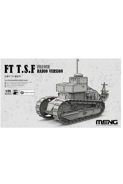 Choice نموذج تجميع عسكري من طراز MENG SS-021 بمقياس 1/35، نسخة راديو فرنسية FT T.S.F (مع أجزاء متضمنة)