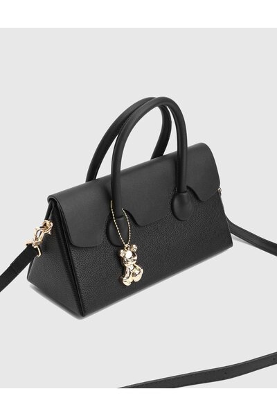 İLVİ Fausta Siyah Kadın El Çantası