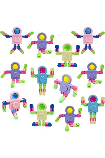 Choice 4 قطع من ألعاب فيدجيت سبينر الحسية بألوان عشوائية، سلاسل قابلة للتحويل...