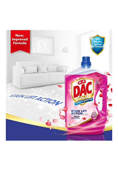 DAC Gold Multi Purpose Cleaner And Disinfectant Rose Bloom 1 L
