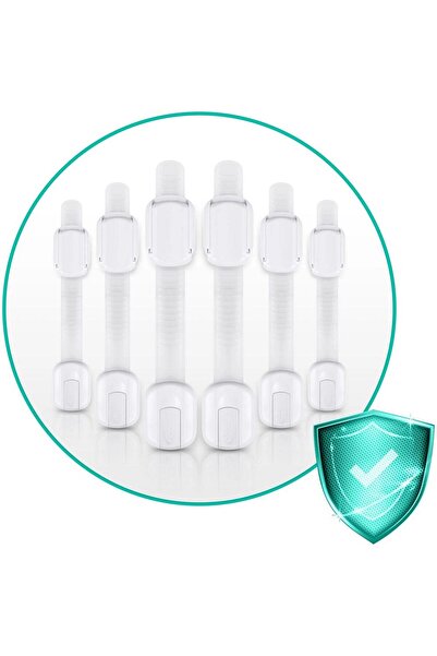 Ricokids Fuse set, made of special durable plastic, for cabinets, durable, 19 x 3.4 cm, 6 pcs...