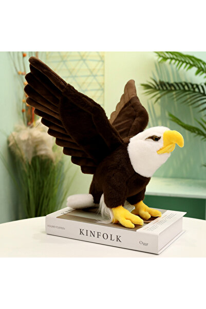 Choice دمية نسر محشوة على شكل نسر بطول 90 سم تقريبًا، 60/90 سم، دمية نسر محاك...