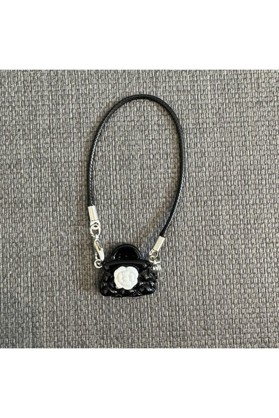 Choice حقيبة دمية لابوبو صغيرة سوداء اللون مع لعبة تلبيس محشوة بطول 17 سم من ...