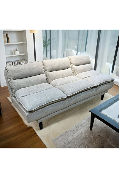 micasa أريكة فوتون أنيقة وعصرية بثلاثة مقاعد متينة قابلة للتحويل إلى سرير