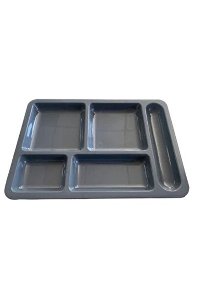 İdeal 5 Gözlü Beyaz Tabldot Tabak, Tabilot, Tabildot Polikarbon