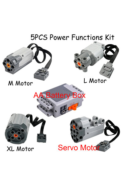 Choice 5 قطع لكل مجموعة 5 قطع MOC Technical Power Functions Kit 8881 AA Battery Box 8883 88803 8882 88804 Buildi