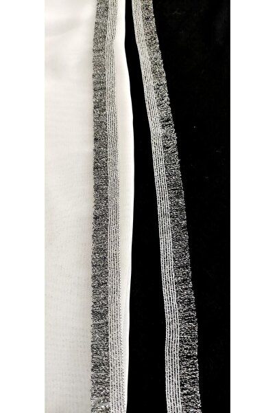 ALTAY AKSESUAR هامش شرابة لامع بحافة 2 سم