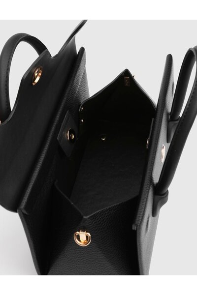 İLVİ Fausta Siyah Kadın El Çantası