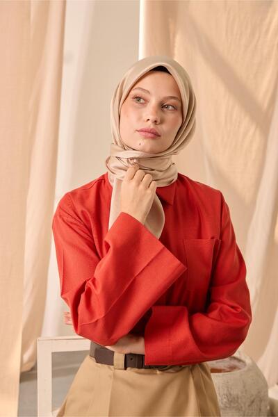 Silk Home Απλό γυαλιστερό κασκόλ 75006-61