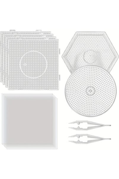 Choice 6 قطع من ألواح الصمامات البلاستيكية الشفافة الكبيرة مقاس 5 مم مع ورق ك...