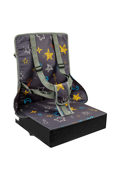 Choice وسادة مقعد معززة للأطفال باللون الرمادي لكرسي الطعام للأطفال، وسادة ظه...